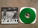 INFEST Slave Green Colored Vinyl Deep Six Spazz HardCore Power Violence