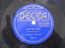 1935 Gospel Minnie Let it Ride / When the Saints go Marching Home Decca 7063 VG+