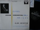 KARL RICHTER Handel Organ Concertos Vol 1 UK Decca LP SXL 2115 Wbg EX+