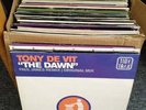 box of hardhouse vinyl 100+ records