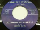 JAZZ 45s - LIGHTMEN PLUS ONE - ***listen*** All Praises to Allah Pts 1 & 2