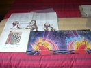 PARCHMENT 2 X LPS LIGHT UP THE FIRE WITH POSTER & HOLLYWOOD SUNSET UK ORIGINALS