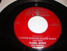 R&B/ JUMP BLUES- MABEL SCOTT- HOLLYWOOD 45 RPM- BOOGIE WOOGIE SANTA CLAUS- HEAR