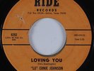 Northern Soul 45 LIL ERNIE JOHNSON Loving You RIDE HEAR