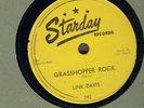 50S  ROCKABILLY LINK DAVIS  GRASSHOPPER ROCK  STARDAY 242 E+/MINT-HEAR