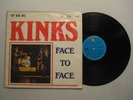 THE KINKS: FACE TO FACE RARE PSYCH PLASTIC COVER MONO LP VENEZUELA