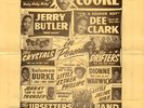 SAM COOKE Montreal Forum Original CONCERT FLYER CKGM Radio Chart April 20,1963
