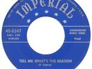 WALKER,T BONE IMPERIAL 5247 TELL ME WHAT'S THE REASON VG/VG+ $125.00