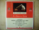 MENDELSSOHN Concerto DE VITO & SARGENT ORIG. UK HMV BLP 1008 Red/gold 1. ed.