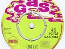 Billy Gentle - Long Life, Schoolboys - O Tell Me U.K 45 Gas Label
