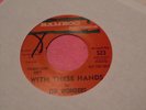 WONDERS PLEASE DON'T CRY/WITH THESE HANDS 45 BAMBOO 523 WEST COAST DOO WOP PROMO