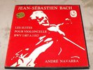 ANDRE NAVARRA 3LP BOX SET UNACCOMPANIED BACH SOLO CELLO SUITES CALLIOPE