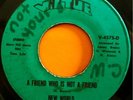 * NEW WORLD A Friend Who Is Not/To Be A Man HYPER RARE SOUL FUNK Virtue 45 Hear