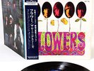 ROLLING STONES flowers JAPAN orig LP diff back cvr RARE  [FREE P+P]