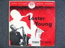 LESTER YOUNG TENOR SAX SOLOS RARE 10” DEEP GROOVE DG JAZZ LP Savoy MG 9002