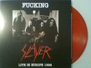 SLAYER -FU**ING SLAYER- Live in Europe 1992 red vinyl # 93/100 metallica