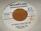 Porgy and the Monarchs My Heart Cries For You Promo original Northern Soul 45