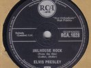 ELVIS PRESLEY - Jailhouse Rock / Treat Me Nice 78 rpm disc