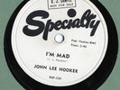 John Lee Hooker Specialty E+ blues promo 78 I'm Mad b/w Everybody's Blues