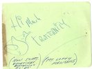BON SCOTT,BRUCE HOWE (FRATERNITY AC/DC) RARE HAND Signed page of Autograph book