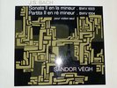 SANDOR VEGH / BACH sonata & partita nos 2 / VALOIS MB 825