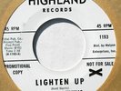 hear: LARRY ATKINS on Highland M- northern soul 45 Lighten Up