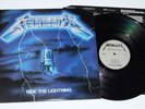 METALLICA -Ride the Lightning LP 1984 , MEGAFORCE USA 