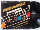 CARLO RUSTICHELLI - 7 UOMINI E UN CERVELLO - ITALY OST 33T LP NM