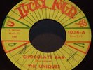 rare 45 UNIQUES 1963 doo-wop soul R&B CHOCOLATE BAR SILVERY MOON LUCKY FOUR 1024