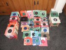 collection of  160+ 60's singles  stones,elvis,4 seasons,who,beatles  all listed