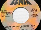 JOE BATAAN 45 What Good is a Castle FANIA Latin Soul VG++ #H552