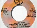 hear: HARVEY AVERNE DOZEN on Uptite Latin soul 45 Rosemary's Baby