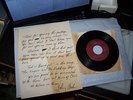 Johnny Cash Promotional Letter With Oak Ridge Boys Gospel 45 Record   Rare?