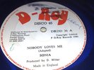 SONIA 'NOBODY LOVES ME'' ORG 1980 *LOVERS ROCK *DUB *REGGAE *RARE BLUE VINLY