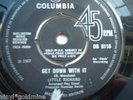 IN DEMANDER LITTLE RICHARD GET DOWN WITH IT ORIGINAL COLUMBIA EX CONDITION