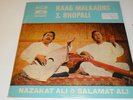 NAZAKAT ALI + SALAMAT ALI:RAAG MALKAUNS & BHOPALI:INDIAN VOCAL LP:1961:VG+