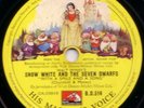 WALT DISNEY SNOW WHITE AND THE SEVEN DWARFS 3 X 78RPM COMPLETE SET - NEAR MINT