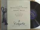 COLUMBIA 33CX1287 BACH Unaccompanied Violin Sonatas No 3 & 4 JOHANNA MARTZY
