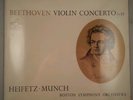 Beethoven: Violin Concerto/Heifetz/Munch/BSO/Living Stereo LSC1992 Sealed NEW