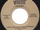 Northern Soul 45rpm     Four Voices---Your Love Is Gettin Stronger