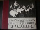 BUDAPEST STRING QUARTET Mozart BENNY GOODMAN Clarinet Jazz 40s 78 rpm RECORD SET