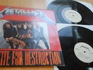 METALLICA APPETITE FOR DESTRUCTION 2 X LP LIVE IN GERMANY 1988 PROMO COPY