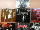Venom 7 Inch Singles Manitou, Die Hard, Bloodlust, In League With Satan