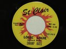 SWAMP RATS Louie Louie / Hey Joe ST CLAIR hear soundclip GARAGE