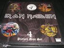 IRON MAIDEN 4 LP Picture Disc BOX SET w/postcards ltd #'d Sealed