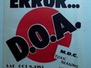 vtg org D.O.A. M.D.C. TOXIC REASONS 11x17 Punk Flyer poster kbd hardcore h/c