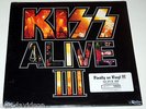 Sealed KISS ALIVE III Limited Edition White Vinyl LP Record Gene Simmons