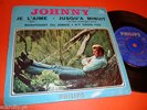JOHNNY HALLYDAY Je L'aime (Girl - Beatles cover) Portuguese 7'' 45 PORTUGAL EP