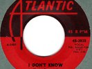 Ruth Brown I Don't Know / Papa Daddy - Atlantic 1959 - Hear It 