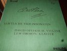 OISTRACH/OBORIN : BEETHOVEN SÄMTLICHE VIOLINSONATEN 4LP BOX PHILIPS 835245 NL